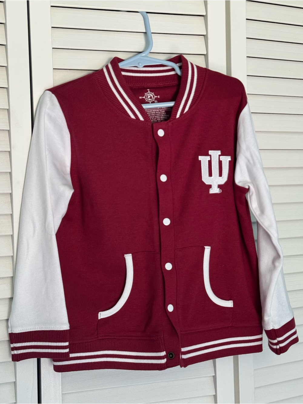 Creative Knitwear Indiana University Hoosiers Varsity Jacket, 4T